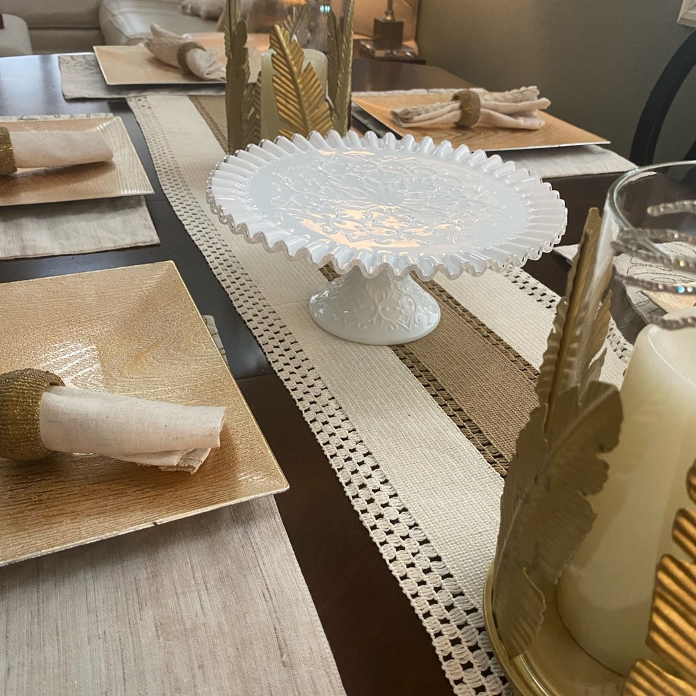 Fenton fluted cake platter - Picture 4 of 8